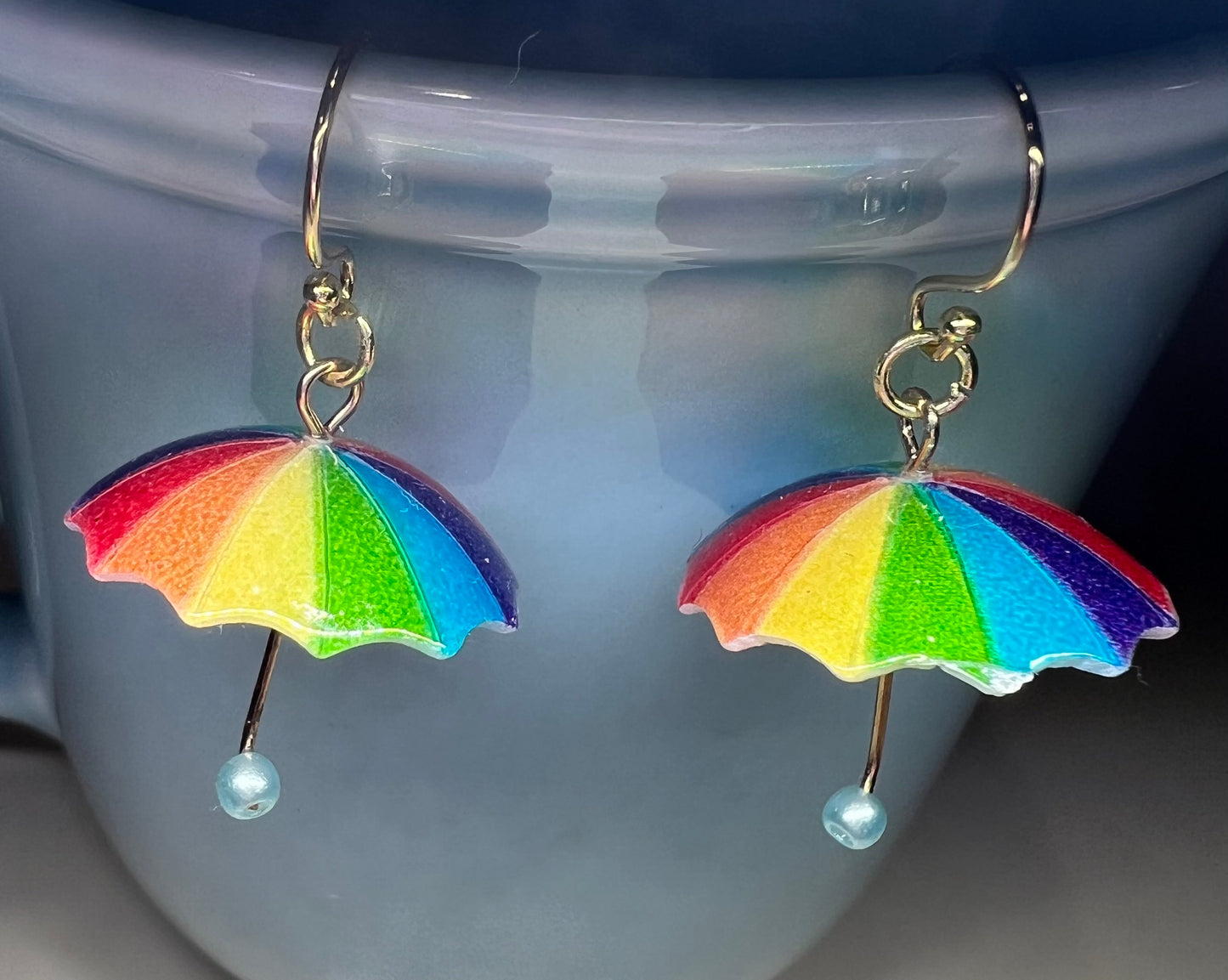 Beach Umbrella Earrings