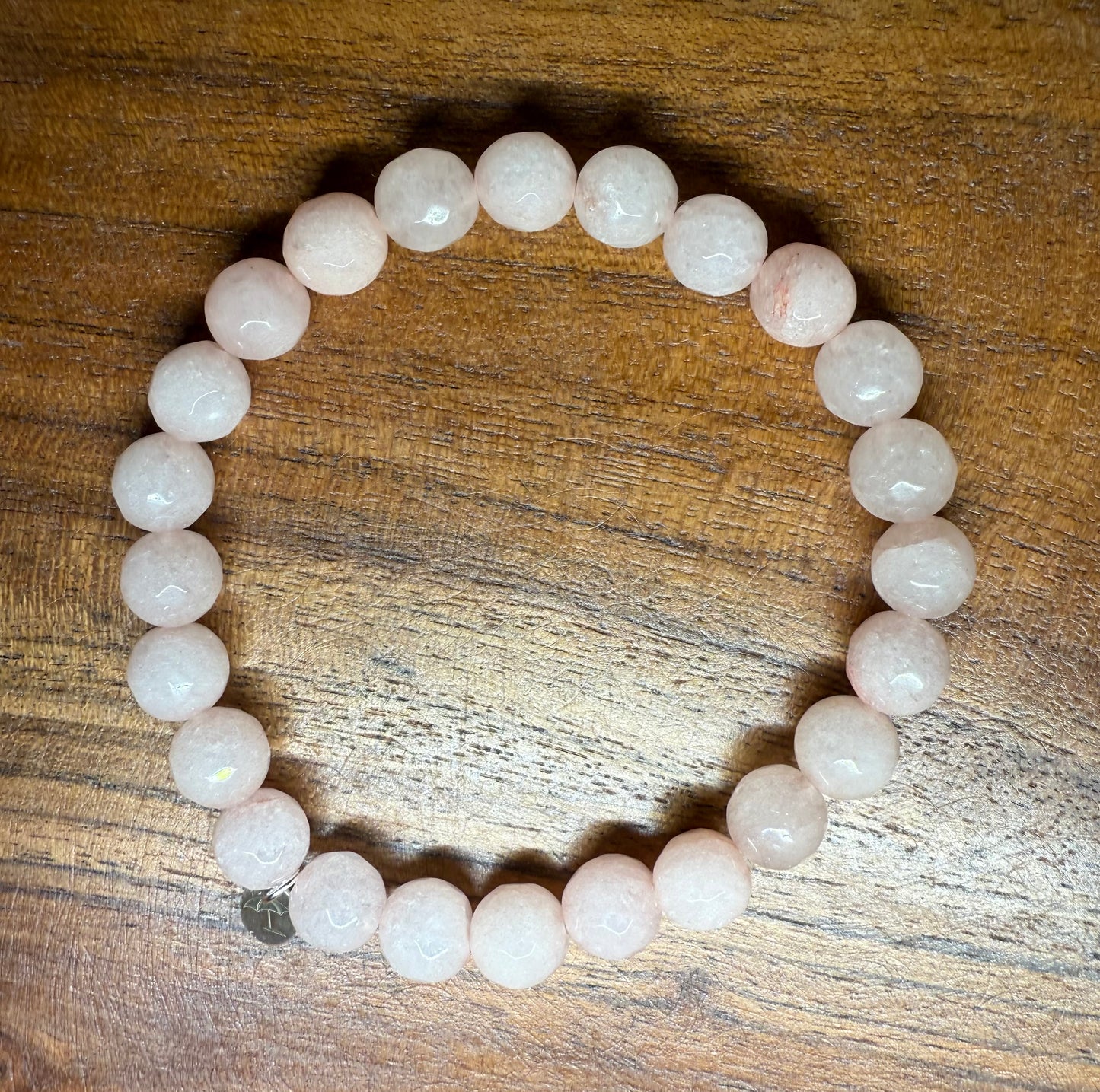 Pink Jade Valentine Bracelet