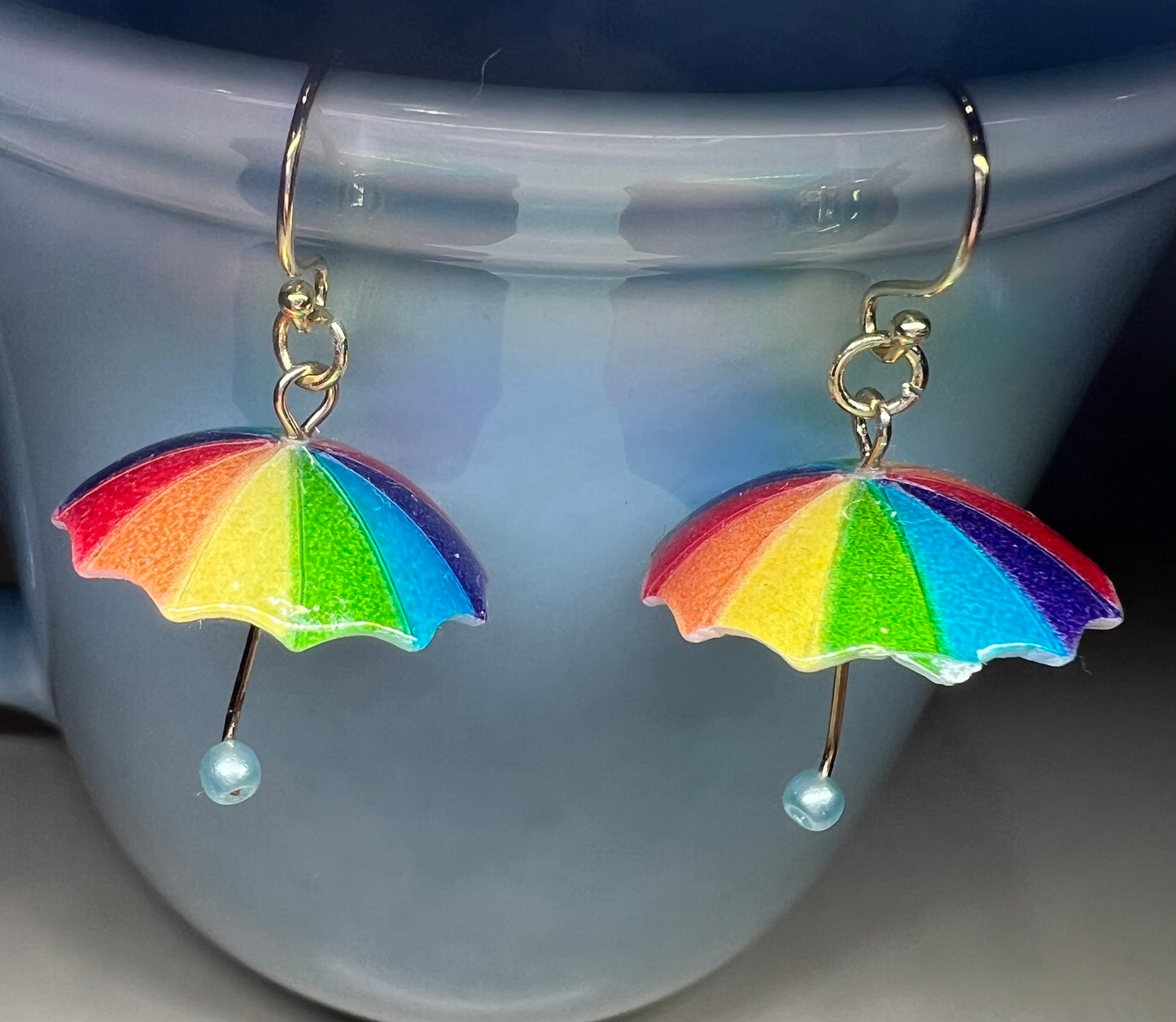 Beach Umbrella Earrings