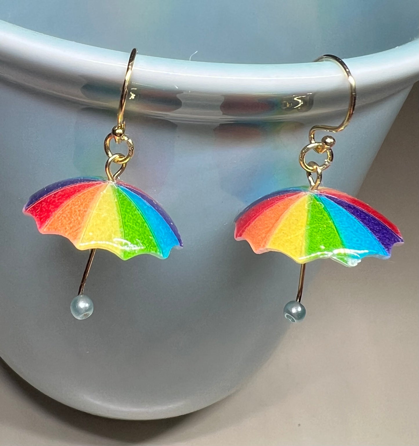 Beach Umbrella Earrings