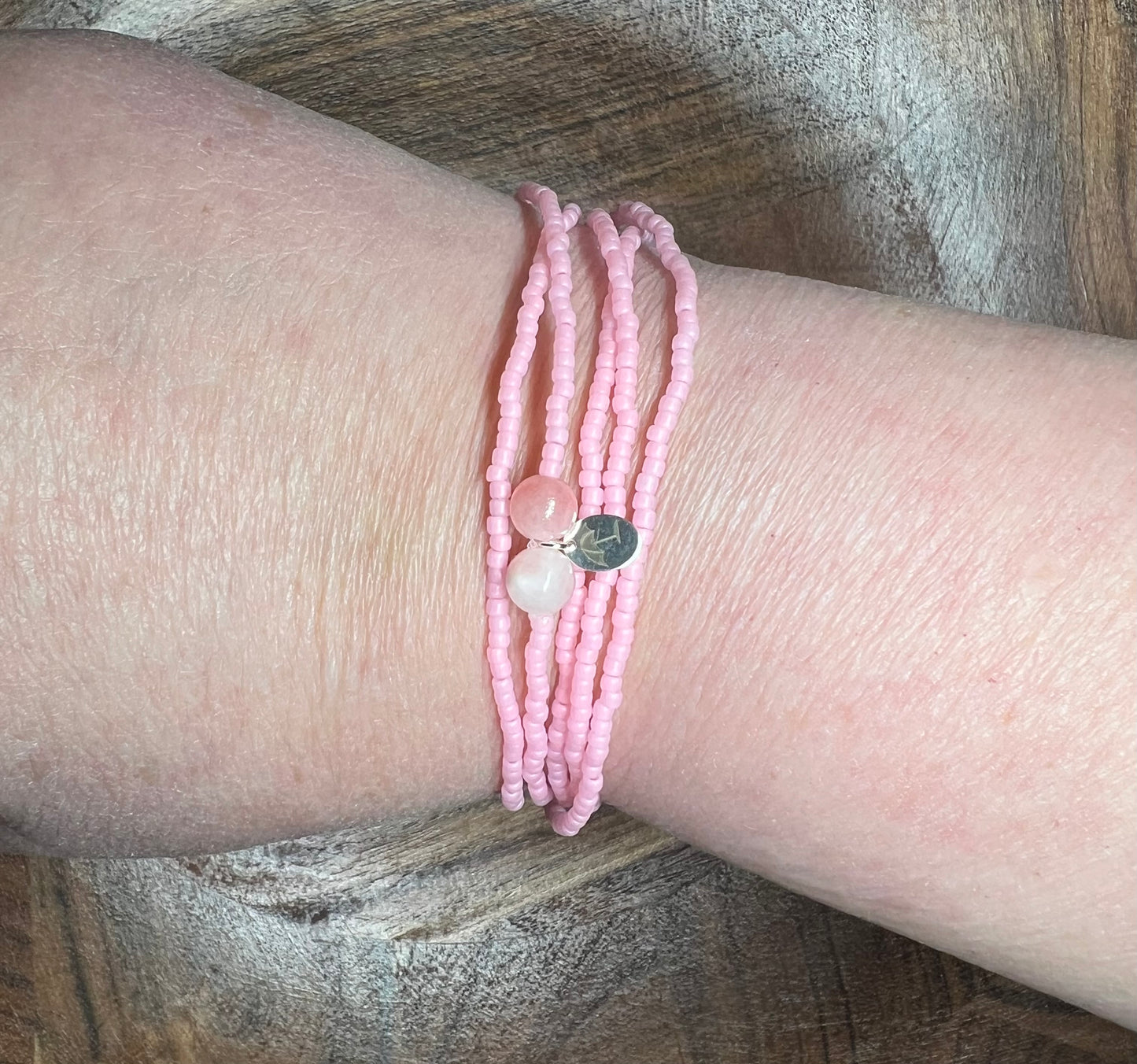 Sabbie Rosa Wrap Bracelet