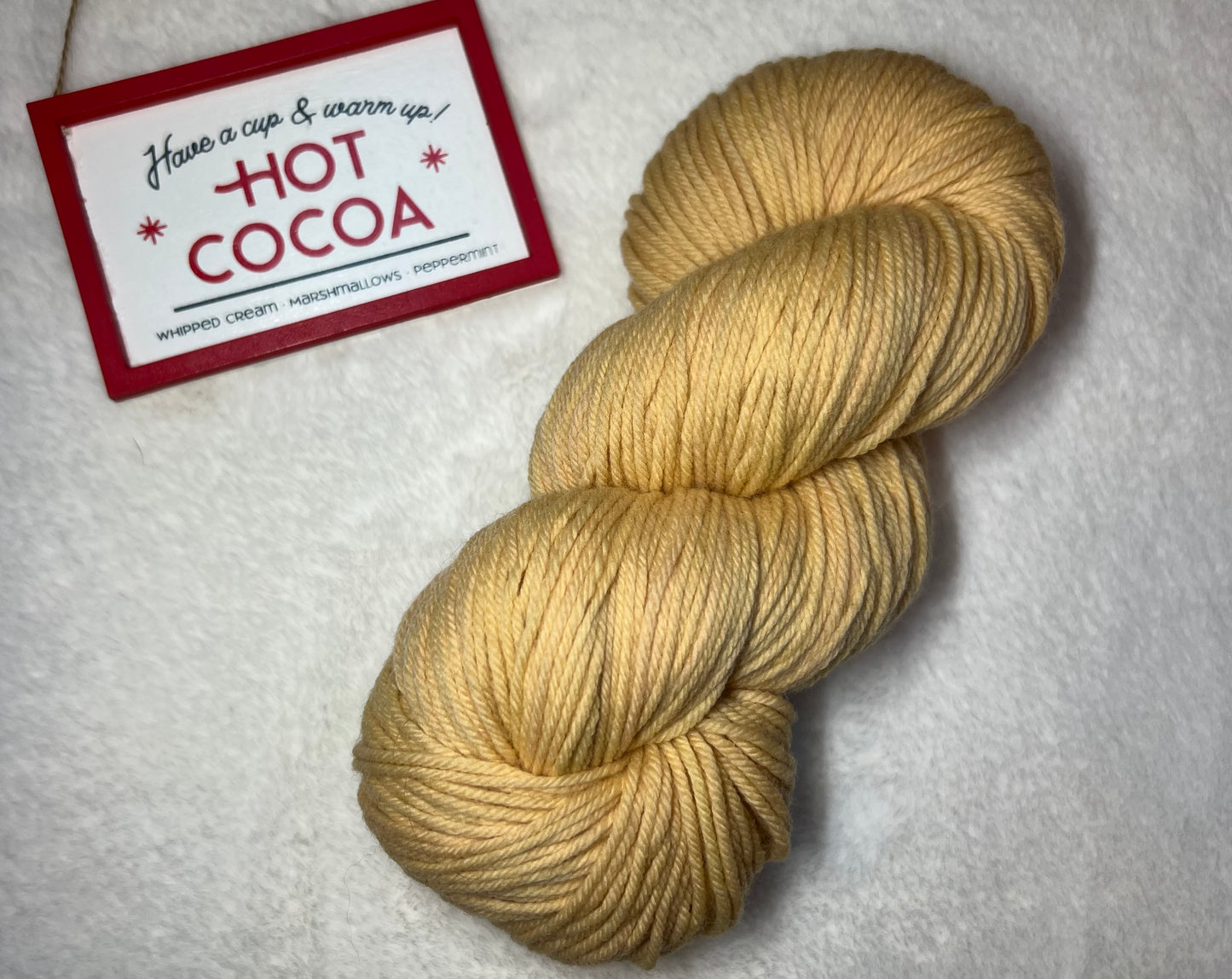 Vintage Gold - 100% Merino Lambswool / Worsted Weight Base