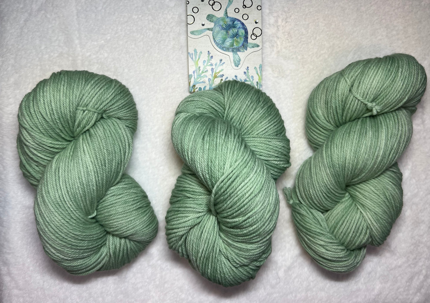 Aurora Borealis - 100% Fine Organic, Non Superwash Merino/ Aran-Worsted Weight Base