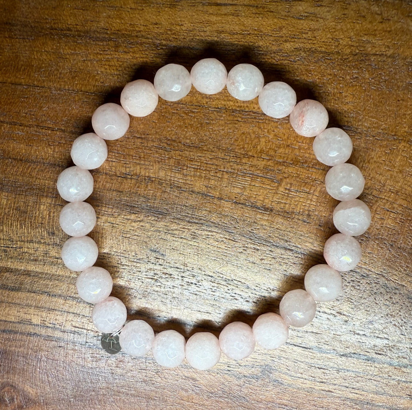 Pink Jade Valentine Bracelet