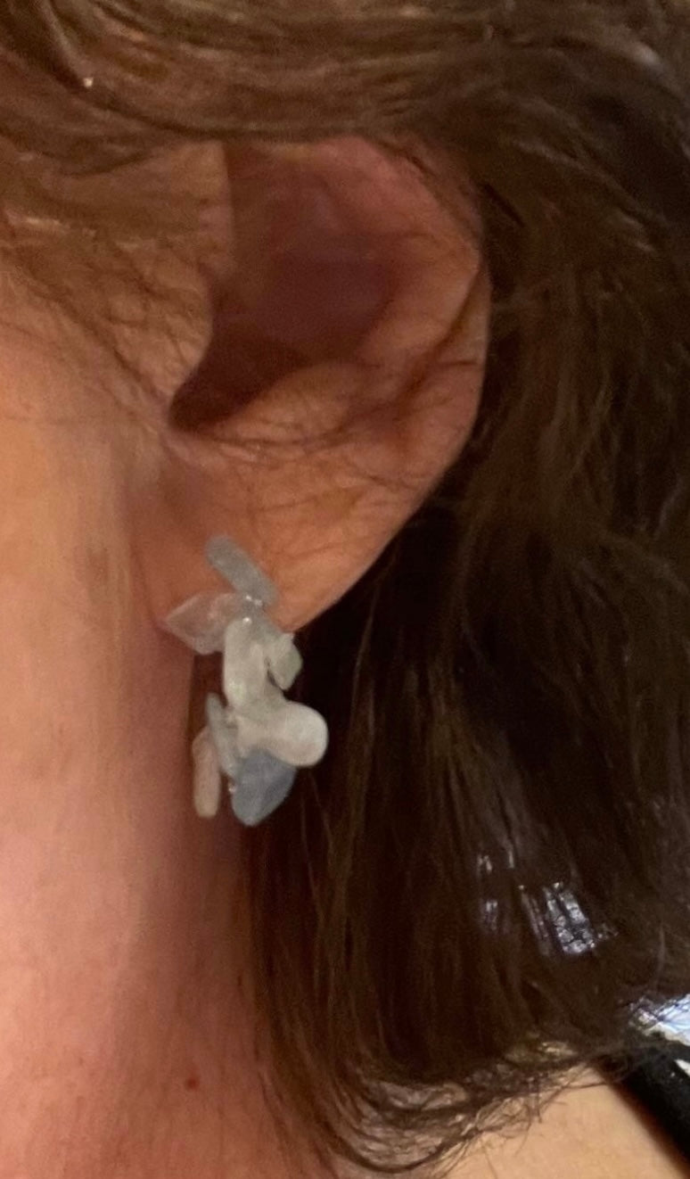 Sterling Silver
Hoops with Sea Glass (20mm)