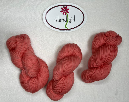 Dawn's Peonies - 100% Merino Lambswool/ Worsted Weight Base