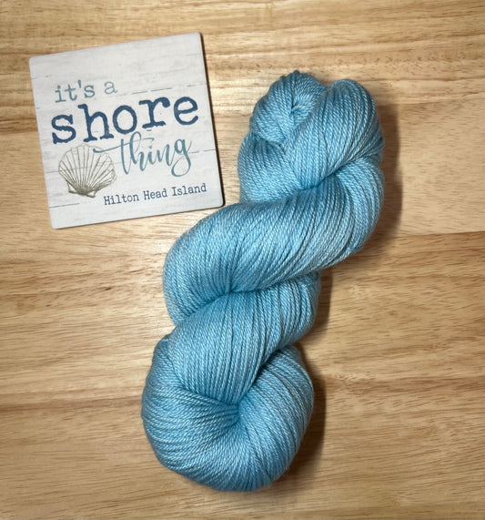 Tropical Waters - 70% SW Merino/30% Mulberry Silk/Sport Weight