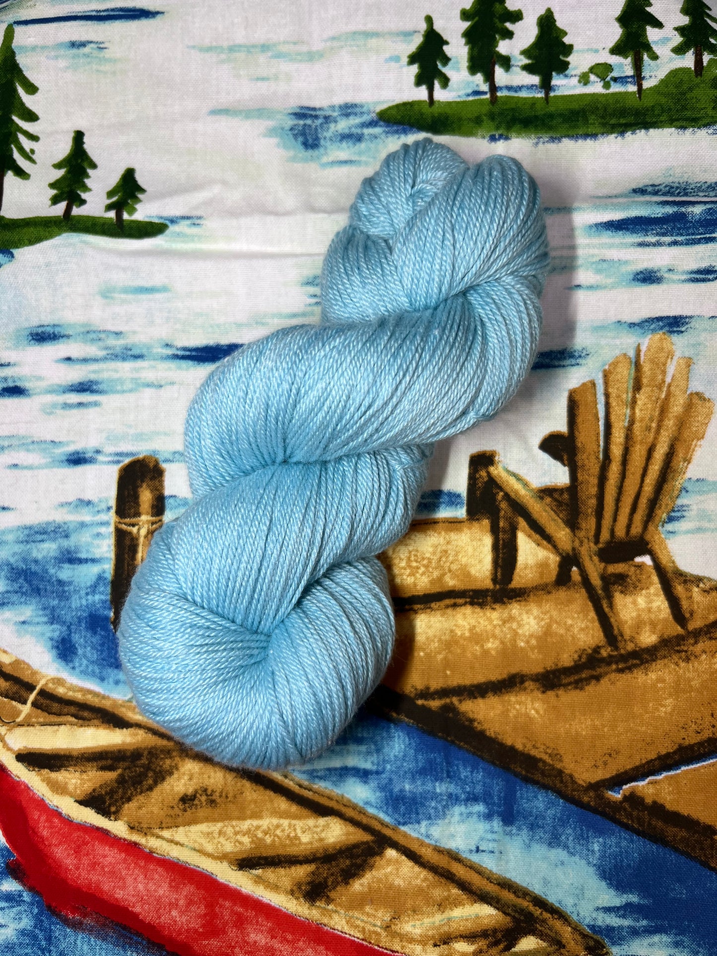 Tropical Waters - 70% SW Merino/30% Mulberry Silk/Sport Weight