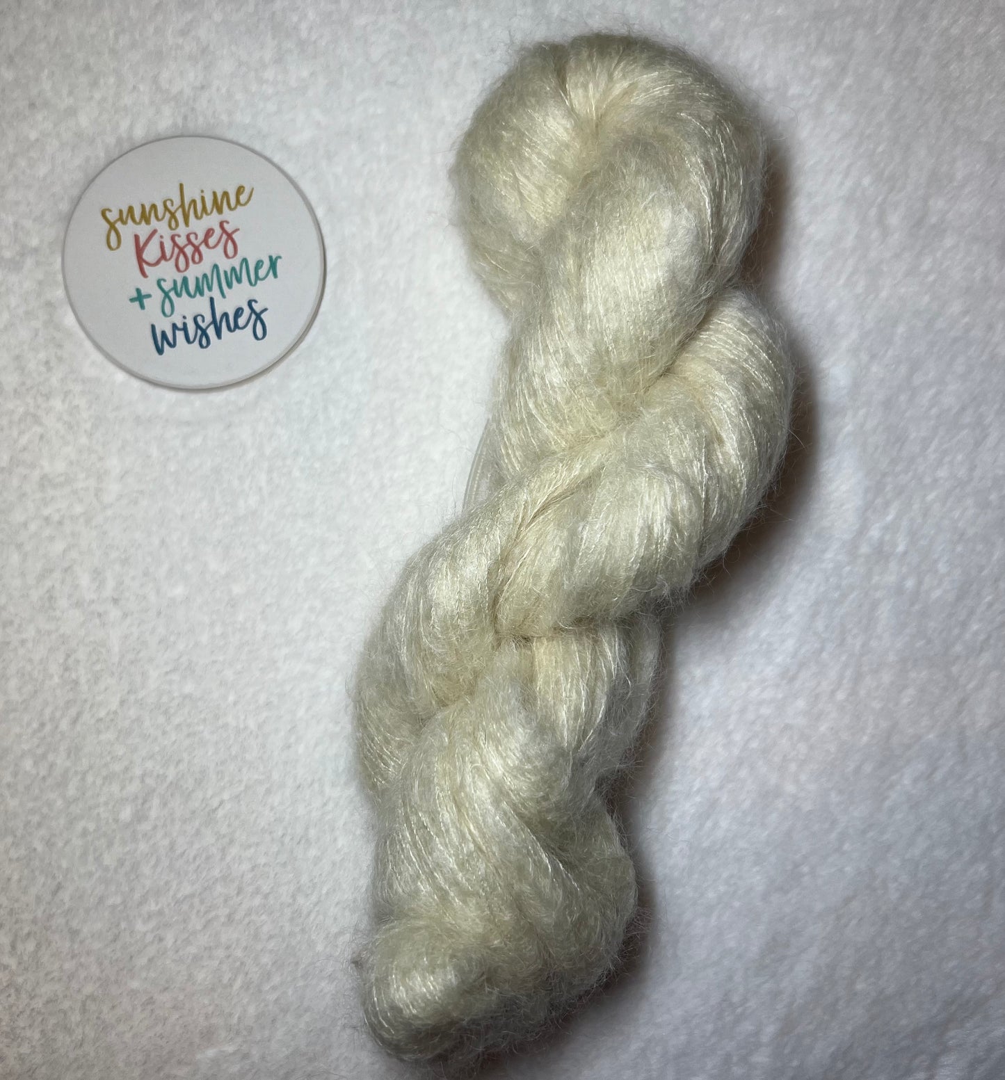 Sunshine Kisses - 70% Super Kid Mohair + 30% Kid Silk/ Lace Weight Base