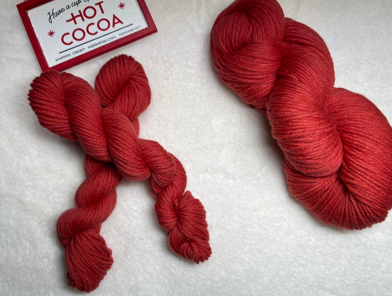 Vintage Red - 100% Merino Lambswool/ Worsted Weight Base