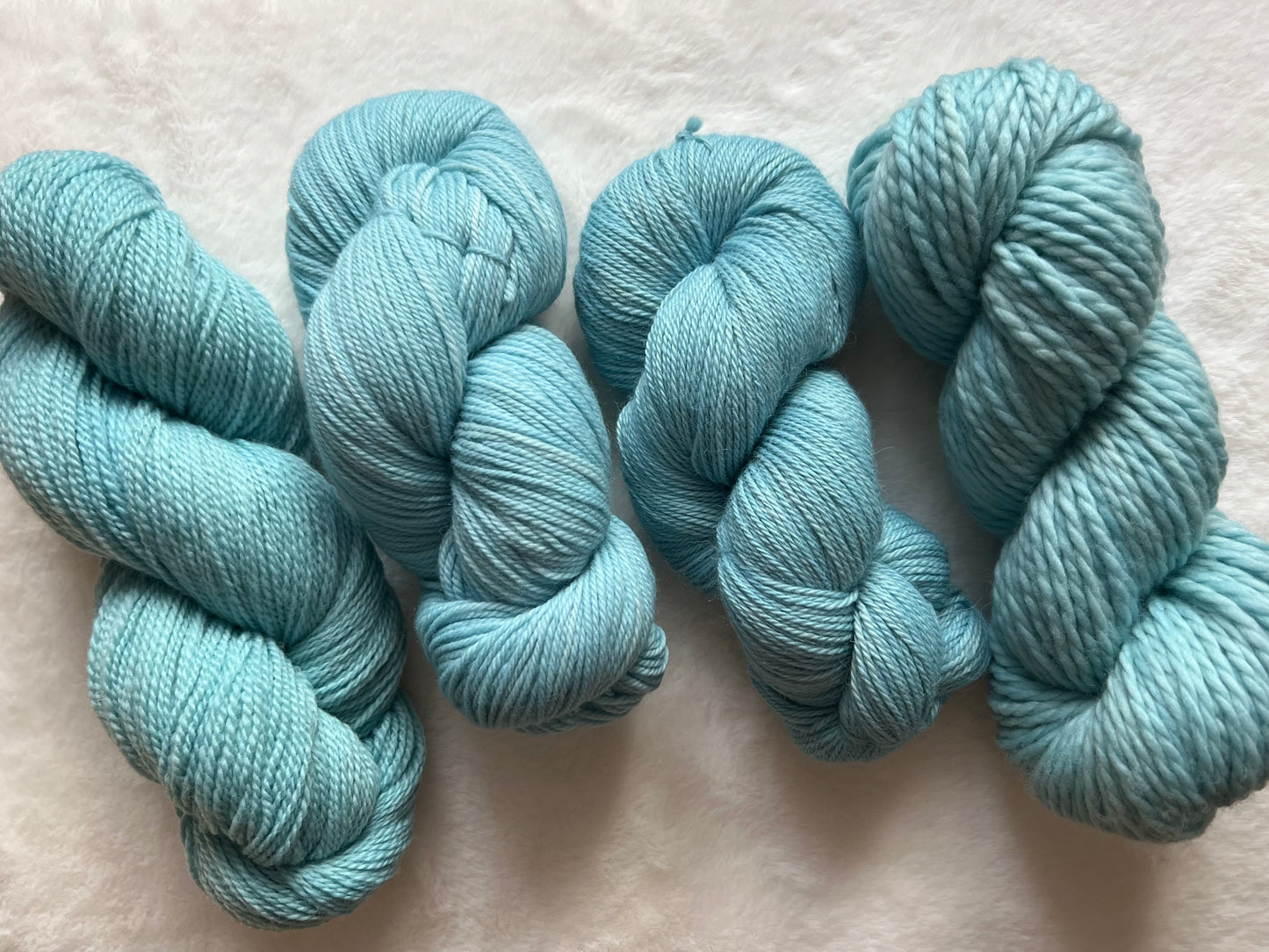 Tropical Waters - 100% Fine Merino Wool/ Bulky Weight Base