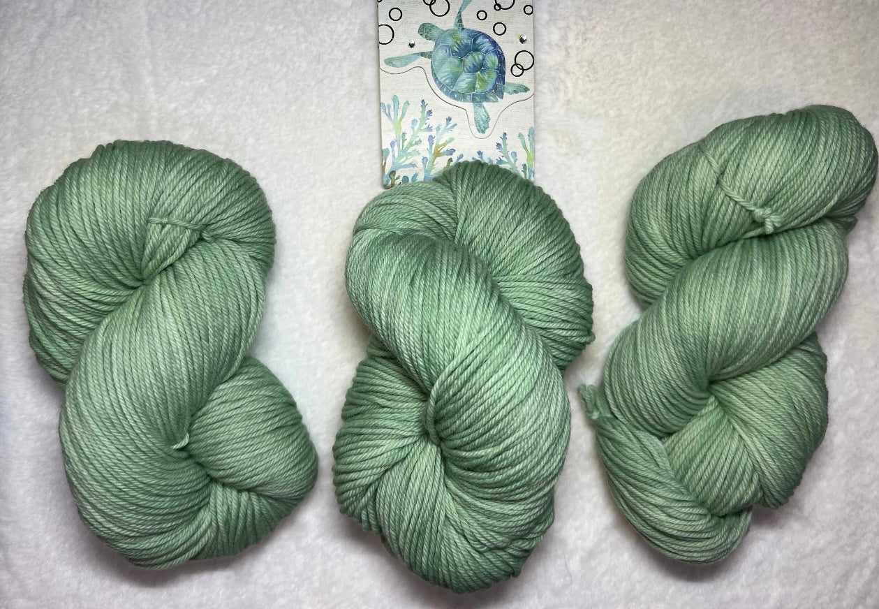 Aurora Borealis - 100% Fine Superwash Merino Wool/ Sport Weight Base (shown on different base, the coloring is the same)