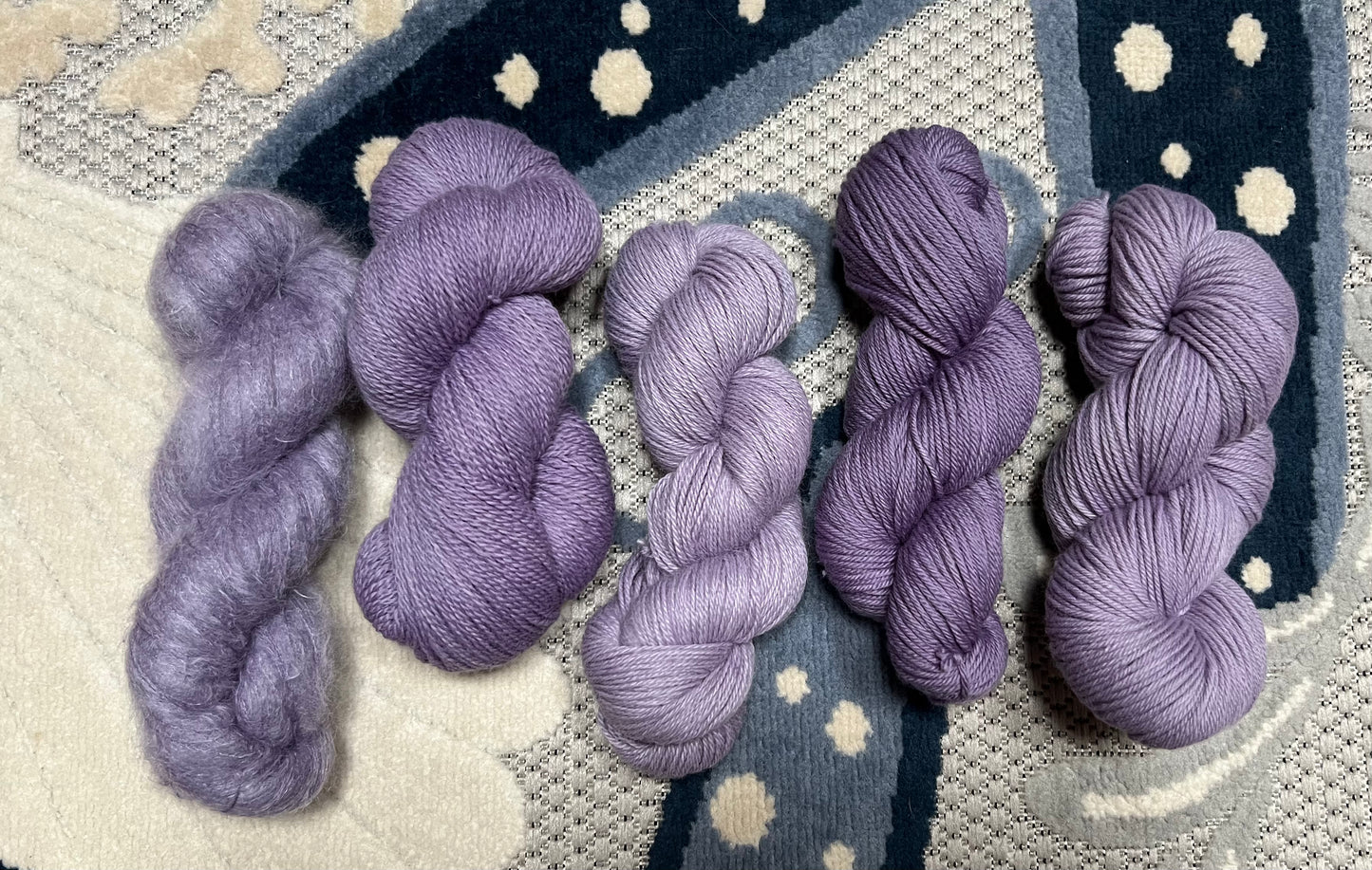 Grape Popsicle - 100% Fine Organic, Non Superwash Merino / Aran - Worsted Weight Base