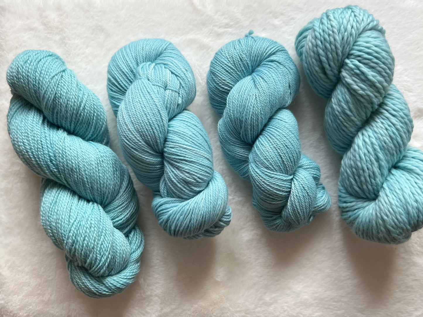 Tropical Waters - 100% Baby Alpaca/ Sport Weight Base