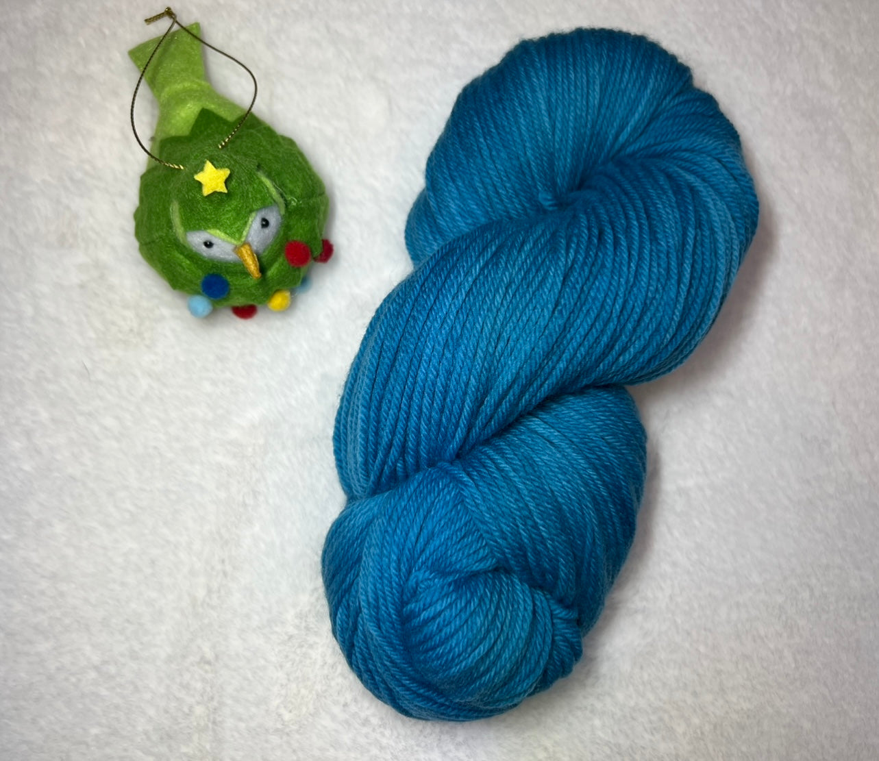 Vintage Blue - 100% Merino Lambswool/ Worsted Weight Base