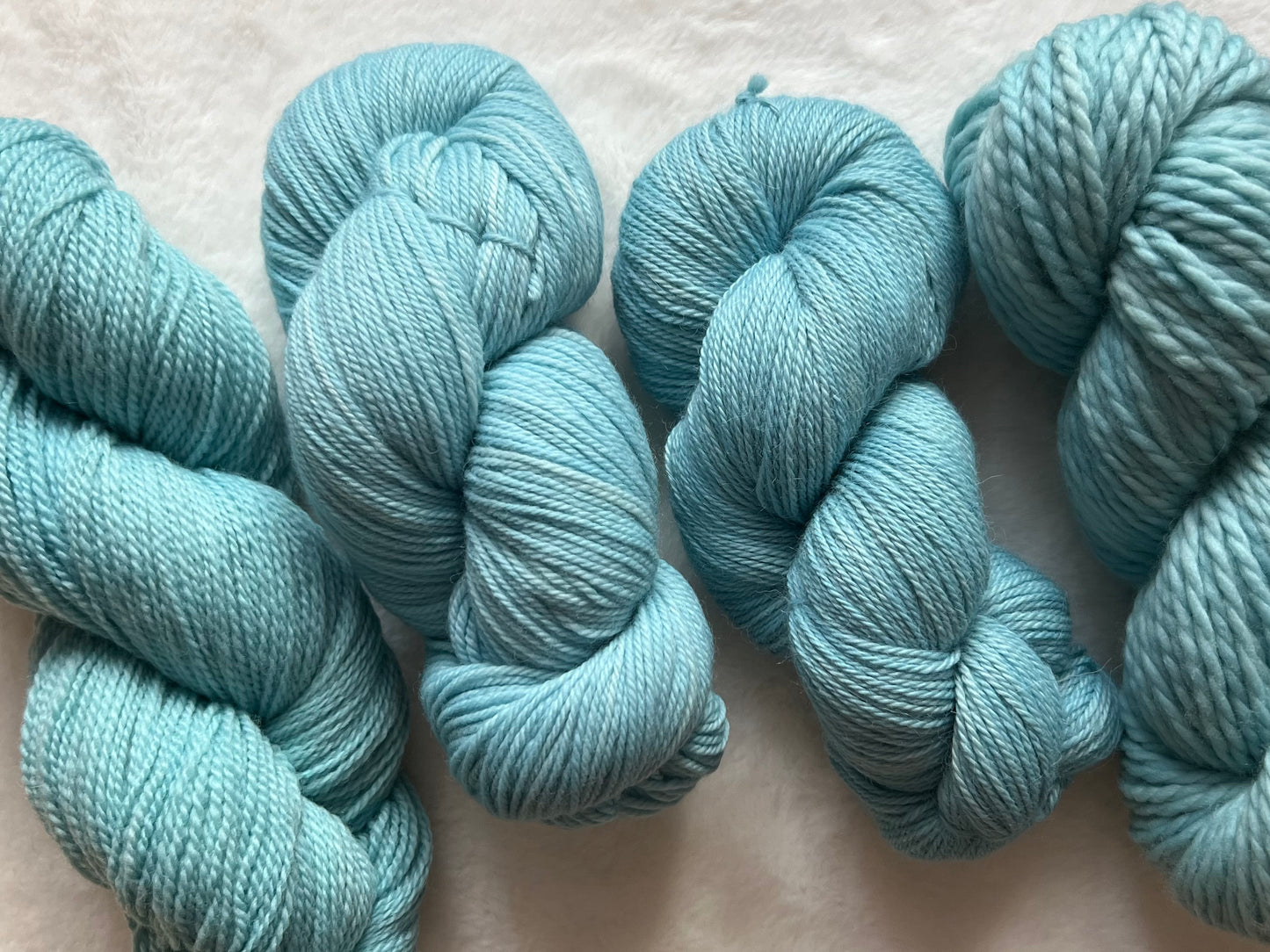 Tropical Waters - 100% Baby Alpaca/ Sport Weight Base