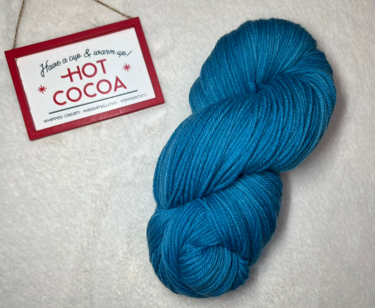 Vintage Blue - 100% Merino Lambswool/ Worsted Weight Base