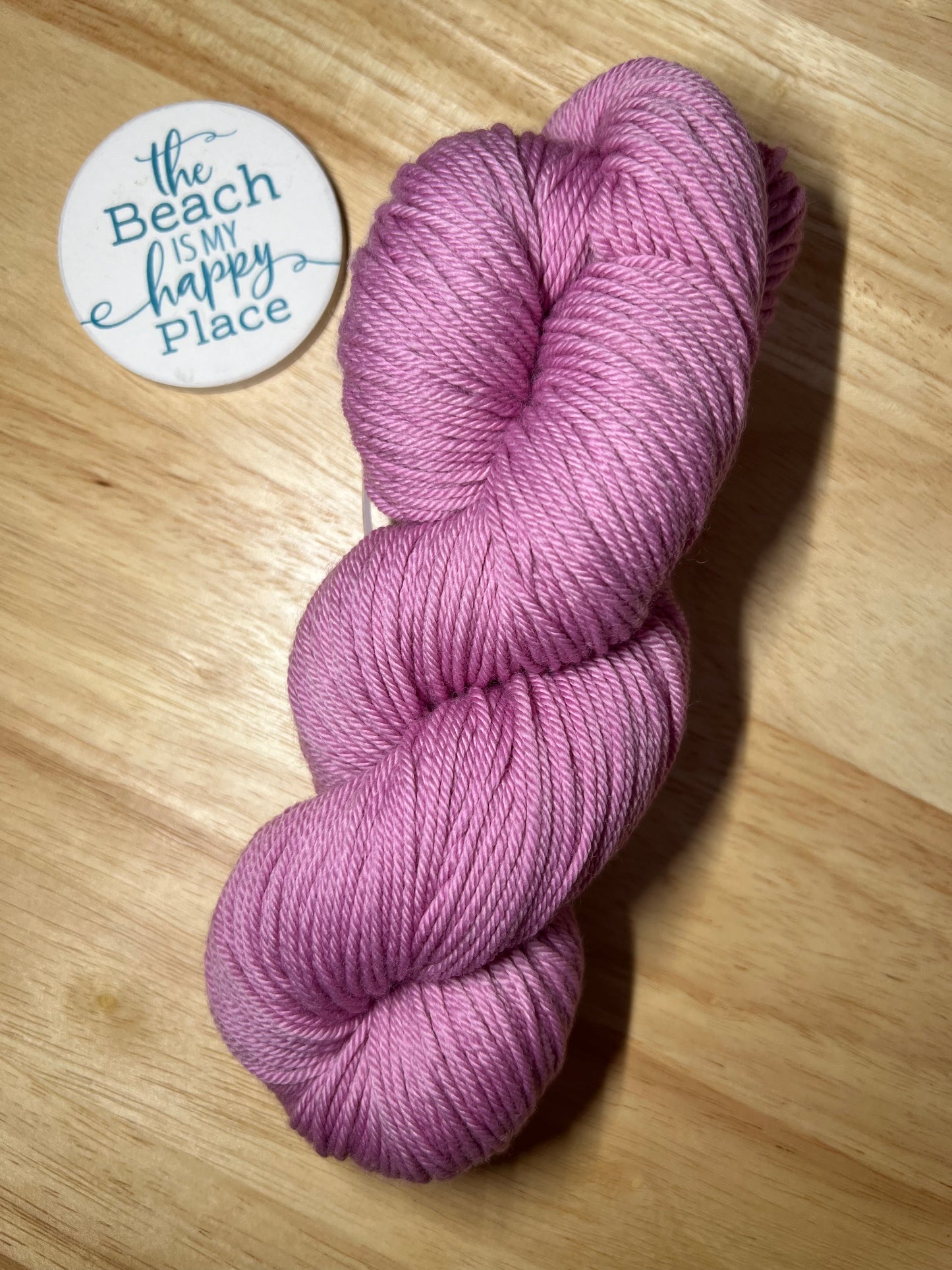 Pink Seashell - 100% Extra Fine Superwash Merino/ Worsted-Aran Weight Base