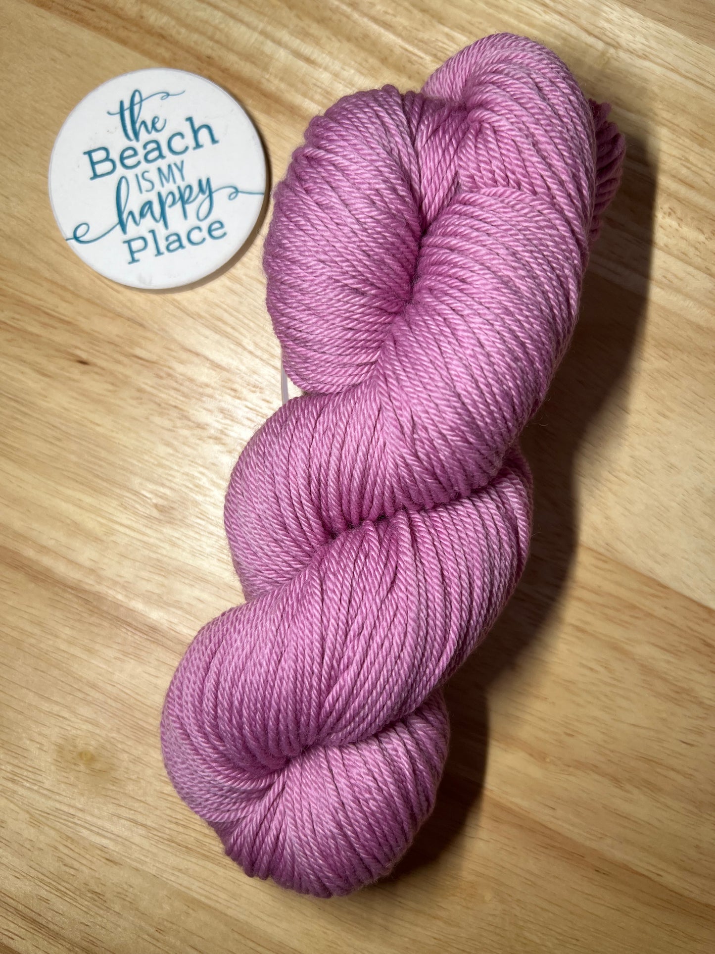 Pink Seashell - 100% Extra Fine Superwash Merino/ Worsted-Aran Weight Base