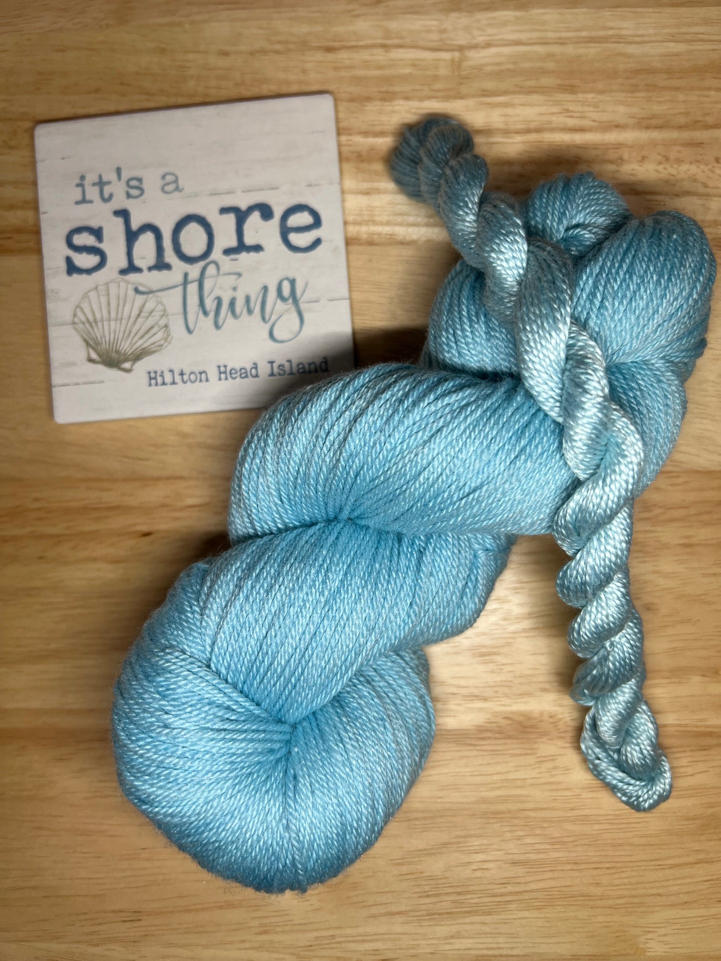 Tropical Waters (Mini Skeins) - 100% Mulberry Silk/ Fingering Weight Base