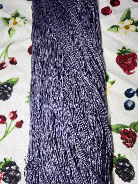 Grape Popsicle - 100% Mulberry Silk/ Lace Weight Base