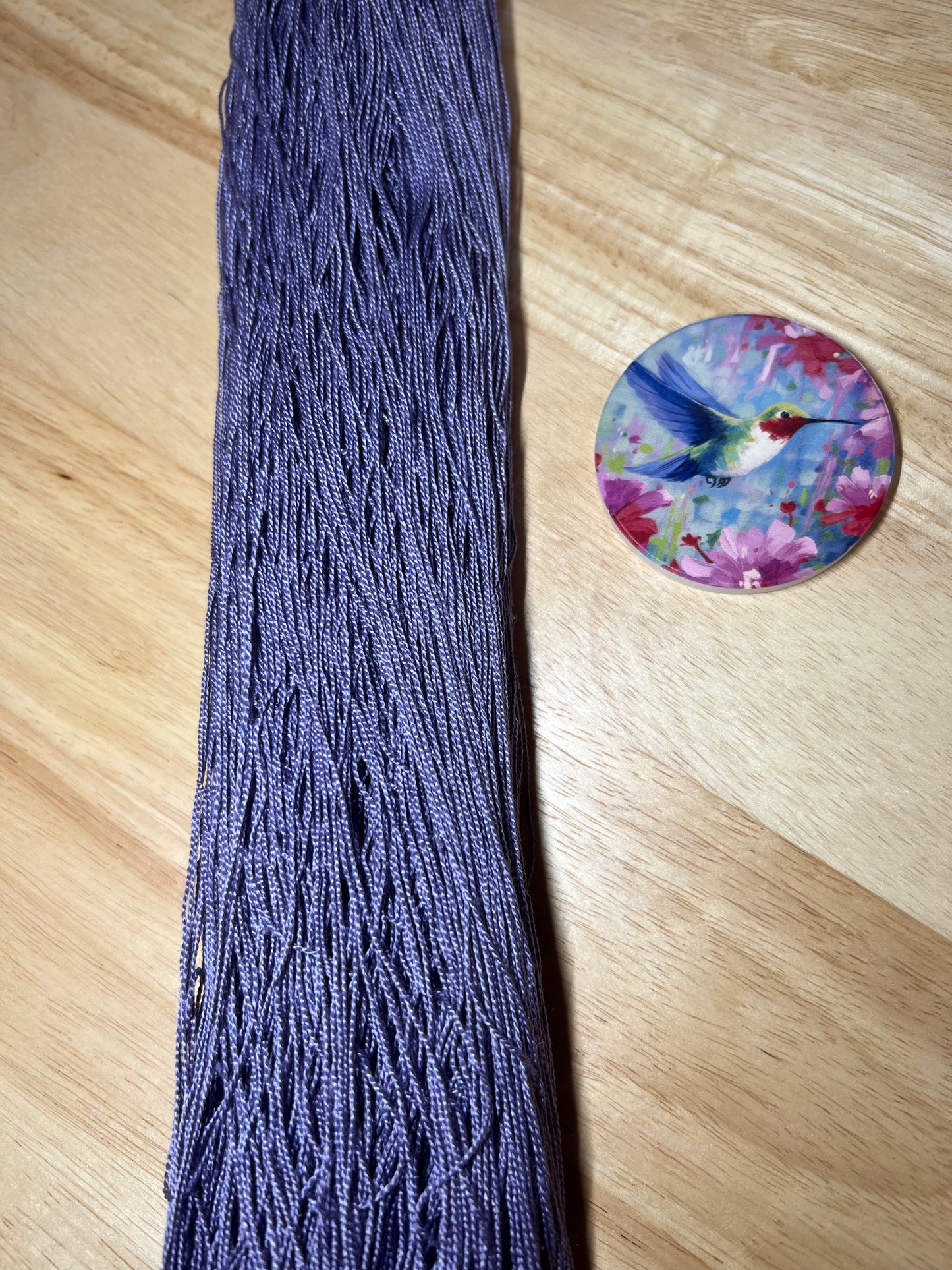 Grape Popsicle - 100% Mulberry Silk/ Lace Weight Base
