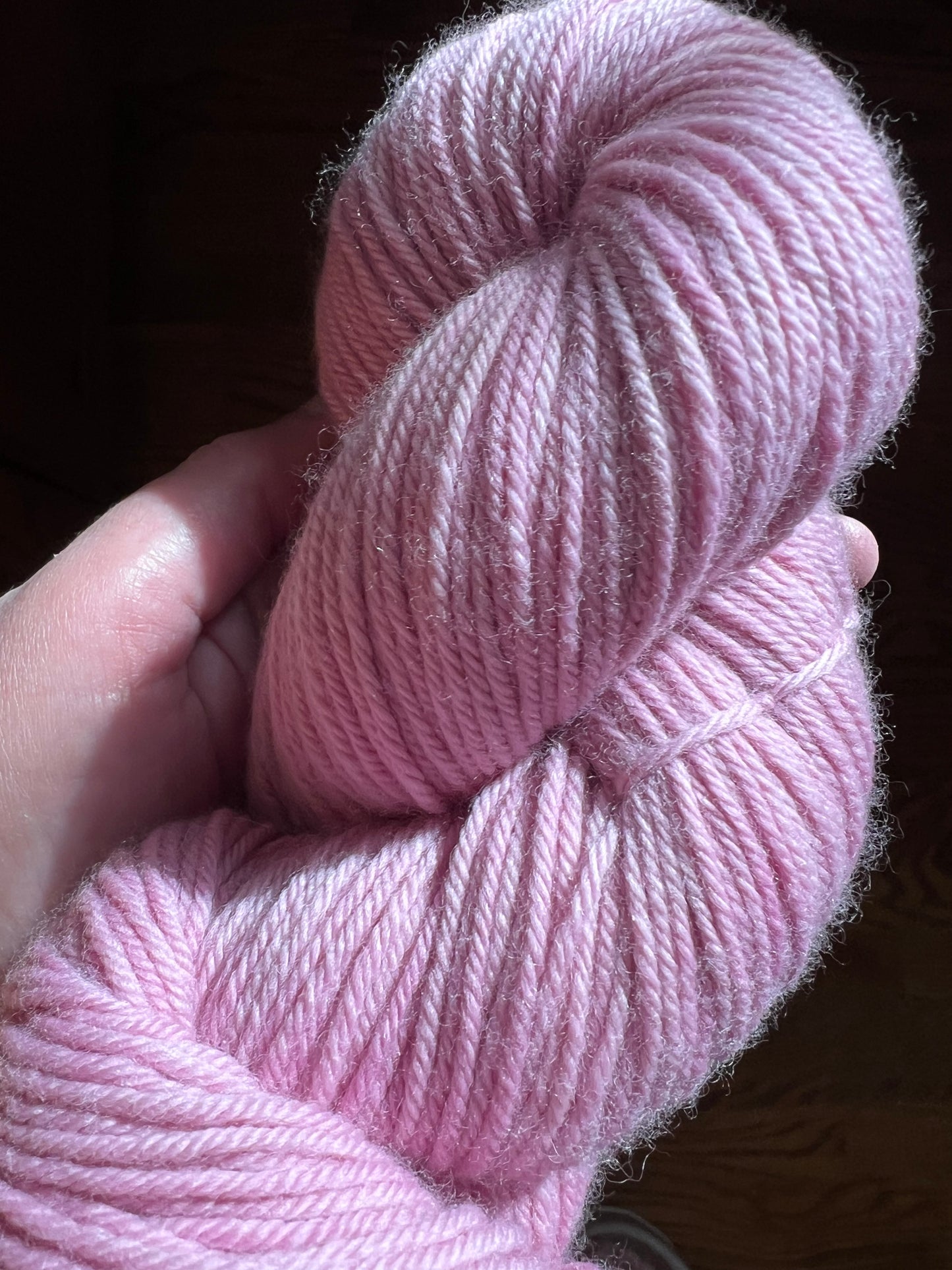 Seaside Romance - 100% Fine Organic, Non Superwash, Merino/ Aran-Worsted Weight Base