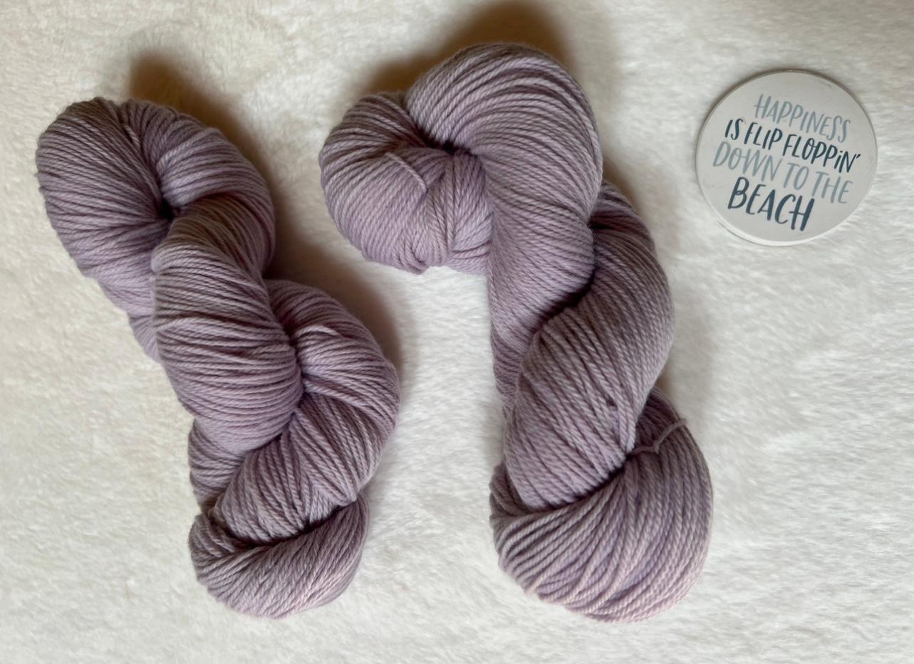 Pale Lilac - 100% Merino Lambswool/ Aran Weight Base