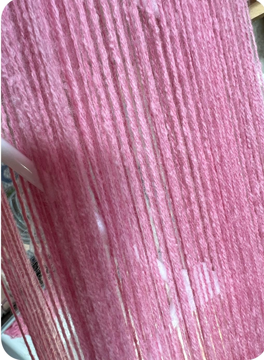 Pink Parasol - GOTS Certified 100% Organic Fine Merino/ Sport Weight Base