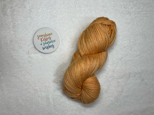 Sunset - 100% Fine Organic, Non Superwash, Merino/ Aran - Worsted Weight Base